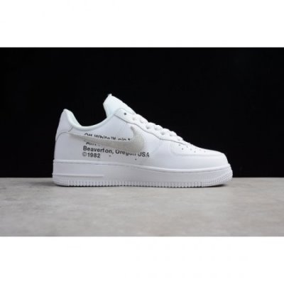 Nike Air Force 1 Low Beyaz / Siyah Kaykay Ayakkabı Türkiye - BHOIHT12